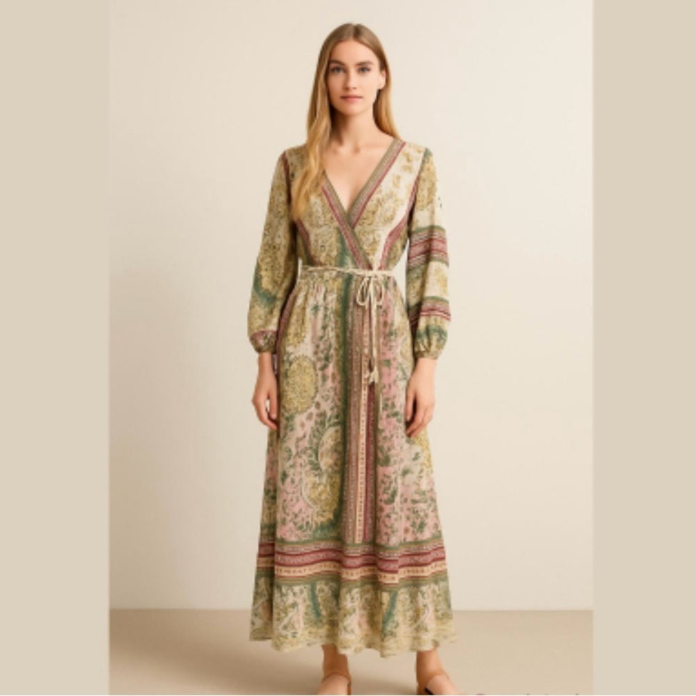 Maxi Dress - Miss Miss Made in Italy Small S